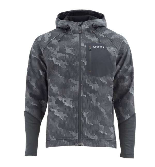 Simms Katafront Hoody Hex Camo Carbon Simms Katafront Hoody Hex Camo Carbon